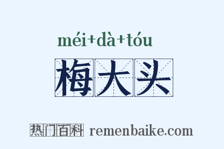 梅大头是什么意思的图片
